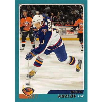 Řadové karty - Kozlov Vyacheslav - 2003-04 Topps No.196