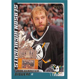 Řadové karty - Giguere Jean-Sebastien - 2003-04 Topps No.291