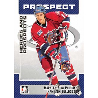 Řadové karty - Pouliot Marc-Antoine - 2006-07 ITG Heroes and Prospects No.41