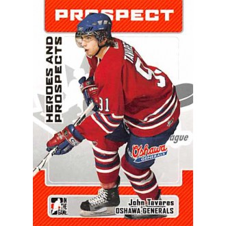 Řadové karty - Tavares John - 2006-07 ITG Heroes and Prospects No.82