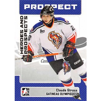 Řadové karty - Giroux Claude - 2006-07 ITG Heroes and Prospects No.113