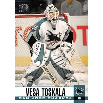 Řadové karty - Toskala Vesa - 2003-04 Pacific No.302