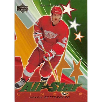 Insertní karty - Zetterberg Henrik - 2003-04 Upper Deck All-Star Lineup No.AS8