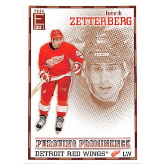 Insertní karty - Zetterberg Henrik - 2003-04 Exhibit Pursuing Prominence No.5