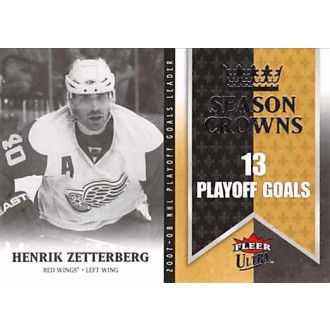 Insertní karty - Zetterberg Henrik - 2008-09 Ultra Season Crowns No.SC10