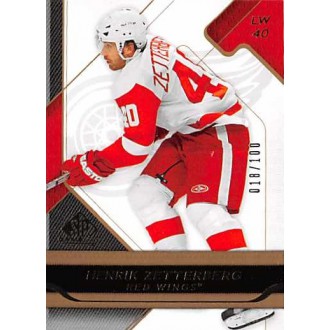 Paralelní karty - Zetterberg Henrik - 2008-09 SP Game Used Gold No.39