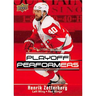 Insertní karty - Zetterberg Henrik - 2009-10 Upper Deck Playoff Performers No.PP4