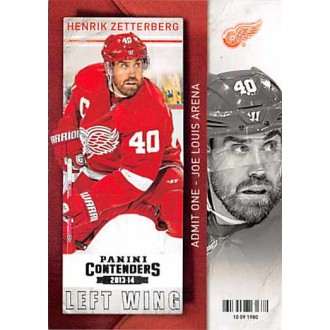 Řadové karty - Zetterberg Henrik - 2013-14 Contenders No.44