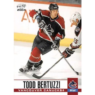 Řadové karty - Bertuzzi Todd - 2003-04 Pacific No.327