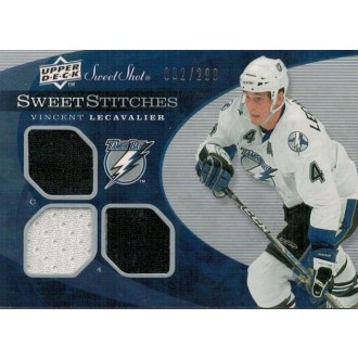 Jersey karty - Lecavalier Vincent - 2007-08 Sweet Shot Sweet Stitches Triples No.SST-VL