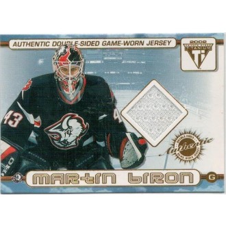 Jersey karty - Biron Martin, Šatan Miroslav - 2001-02 Titanium Double-Sided Jerseys No.66