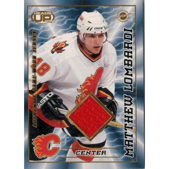 Jersey karty - Lombardi Matthew - 2003-04 Heads Up Jerseys No.6