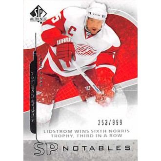 Řadové karty - Lidstrom Nicklas - 2008-09 SP Authentic No.135