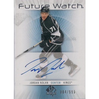 Podepsané karty - Nolan Jordan - 2012-13 SP Authentic No.221