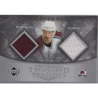 Jersey karty - Hejduk Milan - 2005-06 Artifacts Treasured Swatches Dual Silver  No.TSD-MH