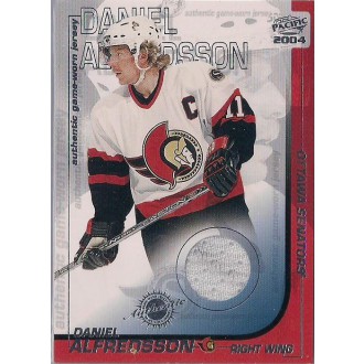 Jersey karty - Alfredsson Daniel - 2003-04 Pacific Jerseys No.27