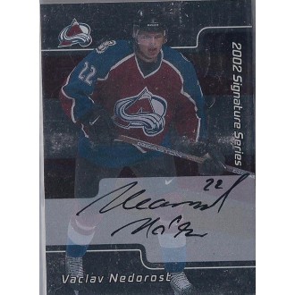 Podepsané karty - Nedorost Václav - 2001-02 BAP Signature Series Autographs No.204