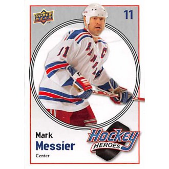 Insertní karty - Messier Mark - 2009-10 Upper Deck Hockey Heroes Mark Messier No.HH24