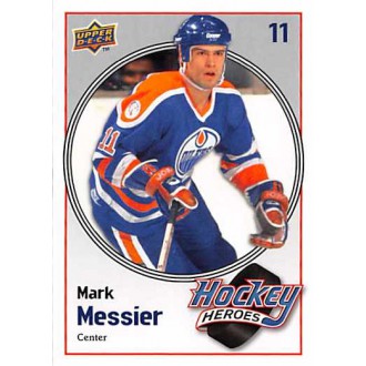 Insertní karty - Messier Mark - 2009-10 Upper Deck Hockey Heroes Mark Messier No.HH20