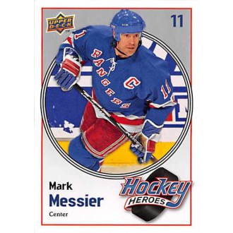Insertní karty - Messier Mark - 2009-10 Upper Deck Hockey Heroes Mark Messier No.HH26