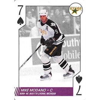 Řadové karty - Modano Mike - 1997-98 NHL Aces Playing Cards No.20