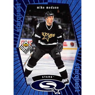 Insertní karty - Modano Mike - 1998-99 UD Choice StarQuest Blue No.SQ24