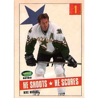Insertní karty - Modano Mike - 2002-03 Parkhurst Retro He Shoots He Scores Points No.4