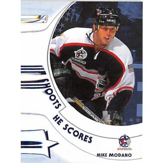 Insertní karty - Modano Mike - 2002-03 BAP All-Star Edition He Shoots He Scores Points No.15