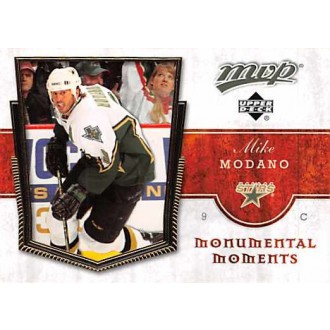 Insertní karty - Modano Mike - 2007-08 MVP Monumental Moments No.MM7