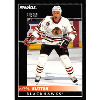 Řadové karty - Sutter Brent - 1992-93 Pinnacle Canadian No.39