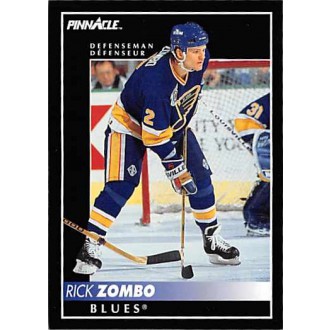 Řadové karty - Zombo Rick - 1992-93 Pinnacle Canadian No.129