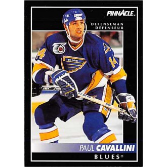 Řadové karty - Cavallini Paul - 1992-93 Pinnacle Canadian No.319