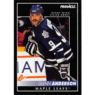 Řadové karty - Anderson Glenn - 1992-93 Pinnacle Canadian No.355