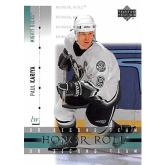 Řadové karty - Kariya Paul - 2001-02 Honor Roll No.13