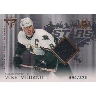 Jersey karty - Modano Mike - 2003-04 Titanium No.151