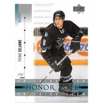 Řadové karty - Selanne Teemu - 2001-02 Honor Roll No.21