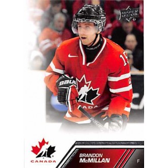 Řadové karty - McMillan Brandon - 2013-14 Upper Deck Team Canada No.15
