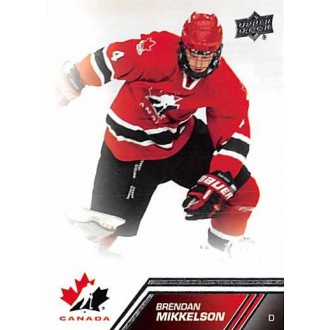 Řadové karty - Mikkelson Brendan - 2013-14 Upper Deck Team Canada No.18
