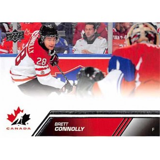 Řadové karty - Connolly Brett - 2013-14 Upper Deck Team Canada No.21