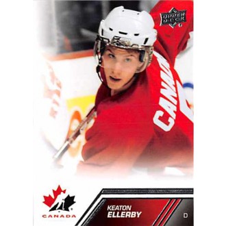 Řadové karty - Ellerby Keaton - 2013-14 Upper Deck Team Canada No.58