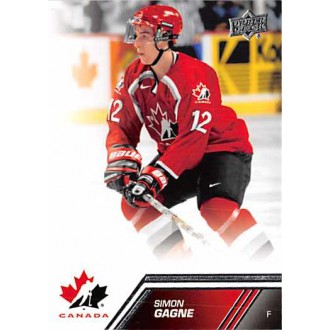 Řadové karty - Gagne Simon - 2013-14 Upper Deck Team Canada No.84