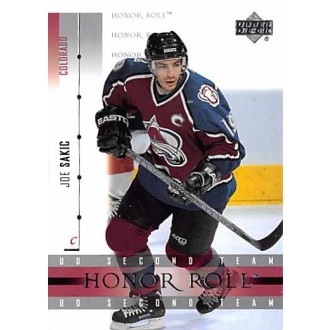 Řadové karty - Sakic Joe - 2001-02 Honor Roll No.44
