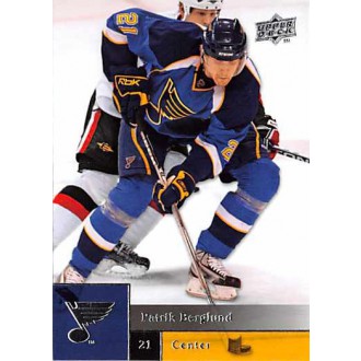 Řadové karty - Berglund Patrik - 2009-10 Upper Deck No.104