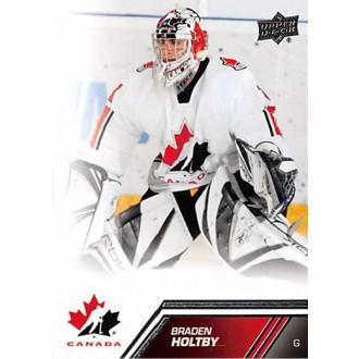 Řadové karty - Holtby Braden - 2013-14 Upper Deck Team Canada No.14