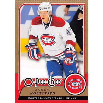 Řadové karty - Kostitsyn Andrei - 2008-09 O-Pee-Chee No.86