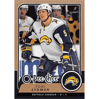 Řadové karty - Lydman Toni - 2008-09 O-Pee-Chee No.93