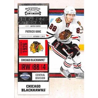 Řadové karty - Kane Patrick - 2010-11 Playoff Contenders No.5
