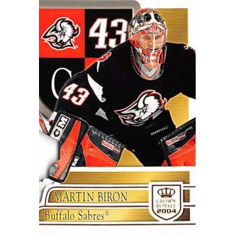 Řadové karty - Biron Martin - 2003-04 Crown Royale No.10