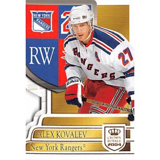 Řadové karty - Kovalev Alexei - 2003-04 Crown Royale No.67