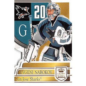 Řadové karty - Nabokov Evgeni - 2003-04 Crown Royale No.87